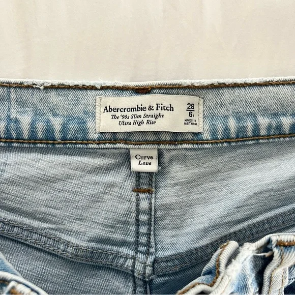 Abercrombie & Fitch Curve Love 90s Slim Straight - Picture 5 of 10